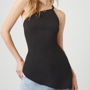 NWT Forever 21 Asymetrical Backless Strappy Top